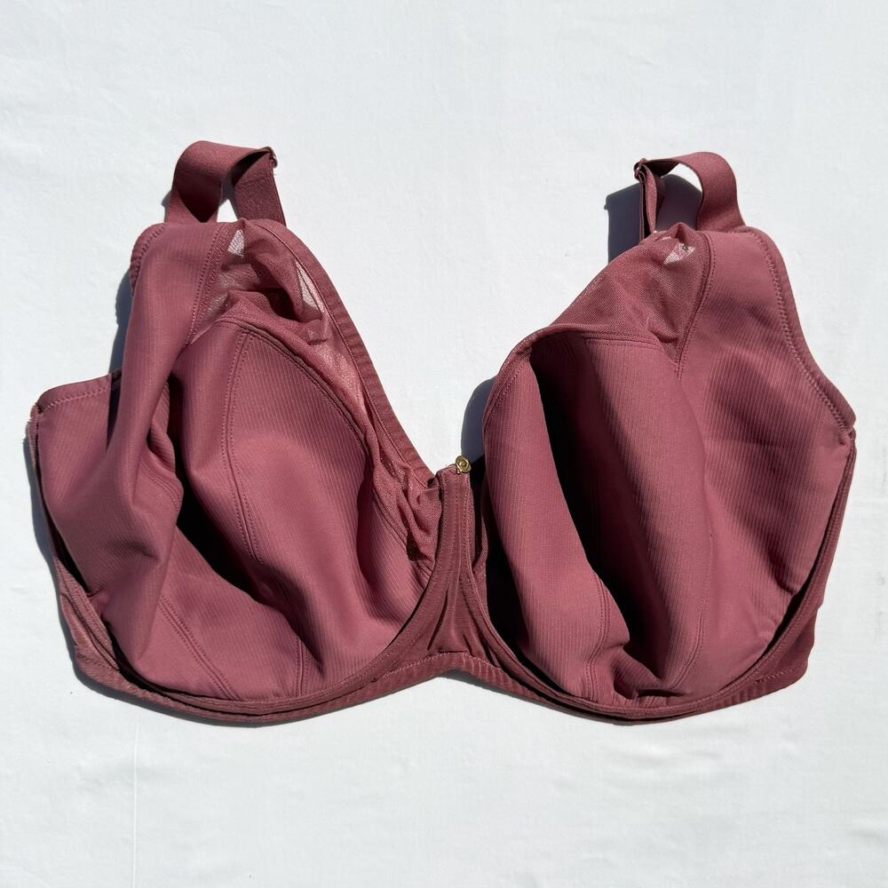 Understance Paige Flexwire Bra 42N Raspberry Mauve Pink Underwire